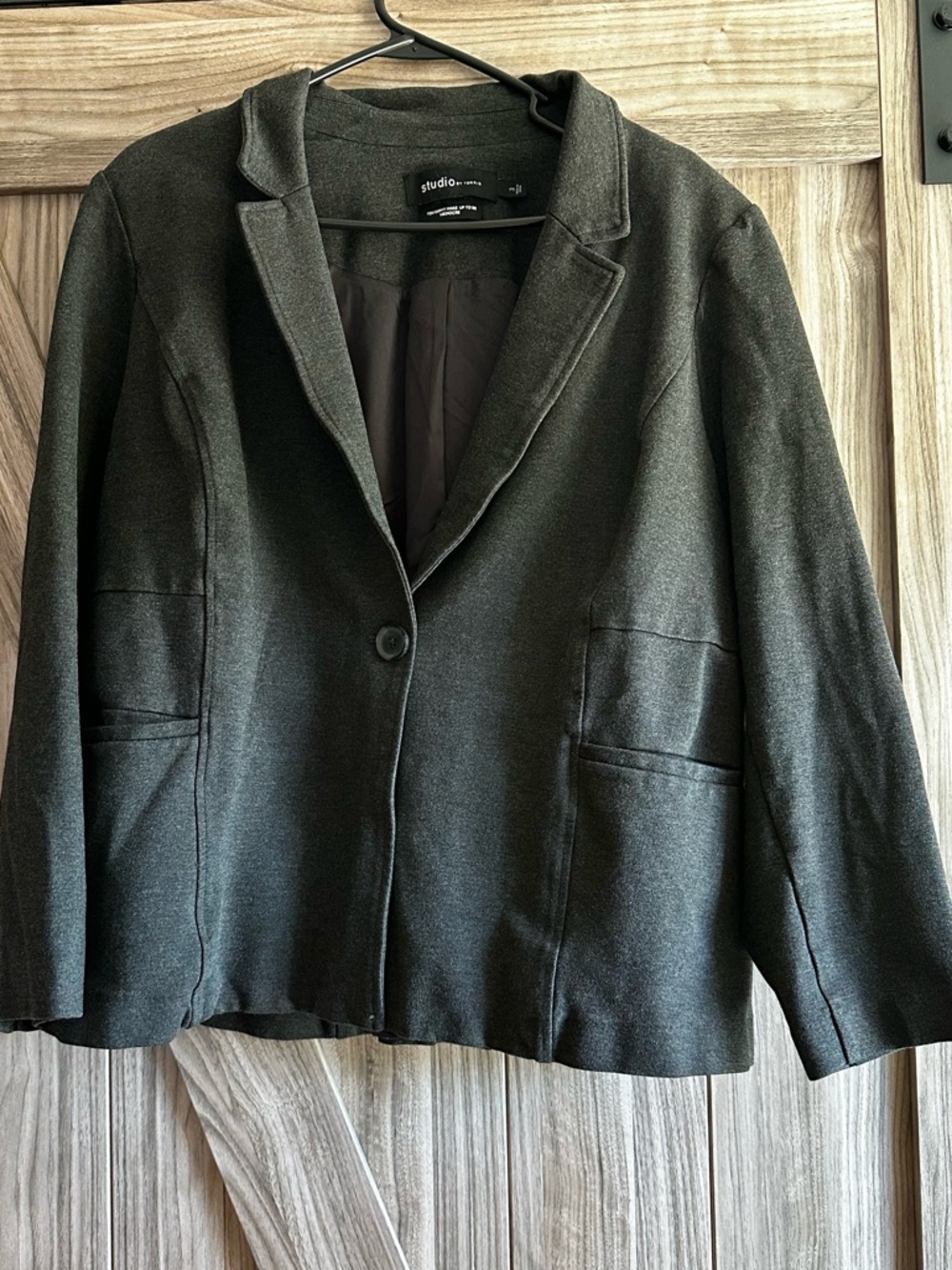 Studio Torrid Blazer Grey Size 3 Buy 2 Get 1 Free!